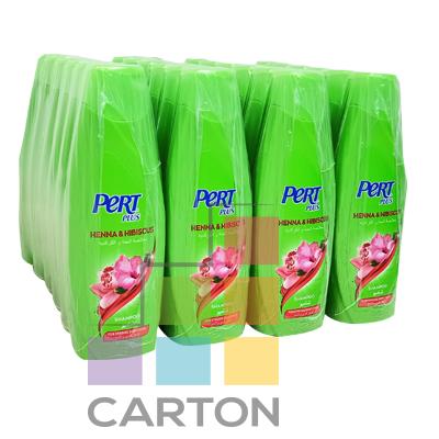PERT PLUS SHAMPOO WITH HENNA AND HIBISCUS EXTRACT 12*200ML