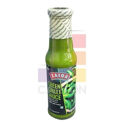 ZAIQA GREEN CHILLY SAUCE -12*280ML