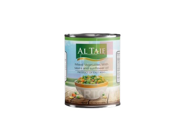 Al Taie mixed Vegetables With Sauce And sunFlower Oil 400gm