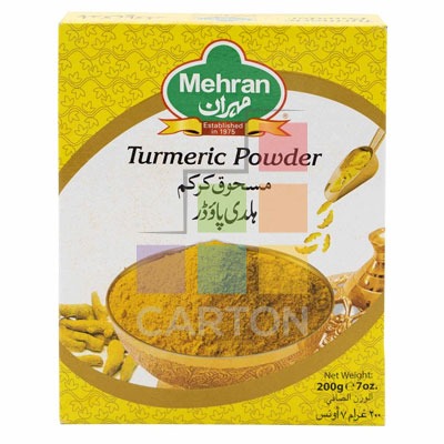 MEHRAN TURMERIC POWDER 48*200GM