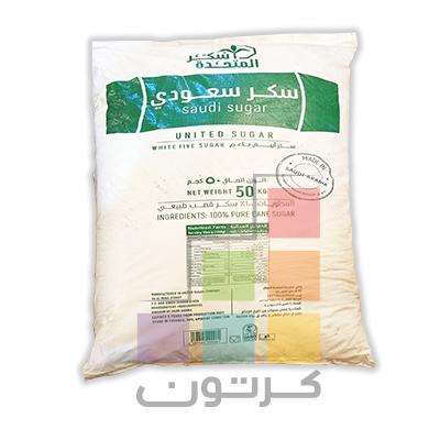 سكر سعودي ناعم 1 * 50 كيلو