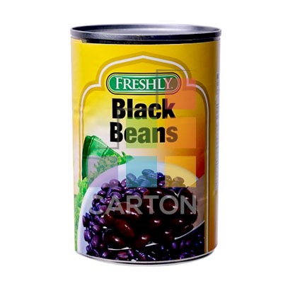 FRESHLY BLACK BEANS 12*425GM