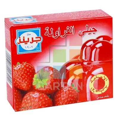 جلي جرين الفراولة ٧٢*٨٠ جرام