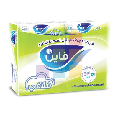 فاين - مناديل ناعمة ناعمة الملمس 5 * (10 * 130 قطعة)