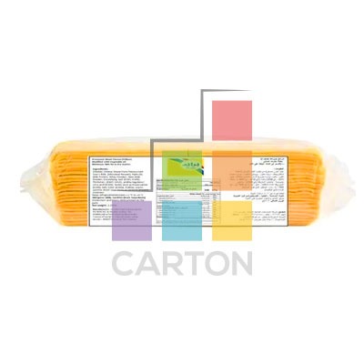 PRIDE YASMIN YELLOW  CHEDDAR CHEESE SLICES (184 SLICE) 8*2.27KG