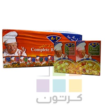 A-1 CHAT MASALA 72*100GM