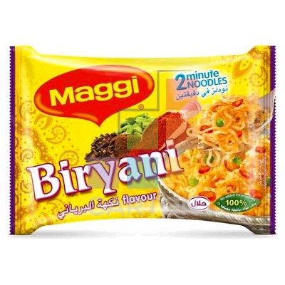 MAGGI 2 MINUTE BIRYANI FLAVOUR NOODLES 12*5*77GM